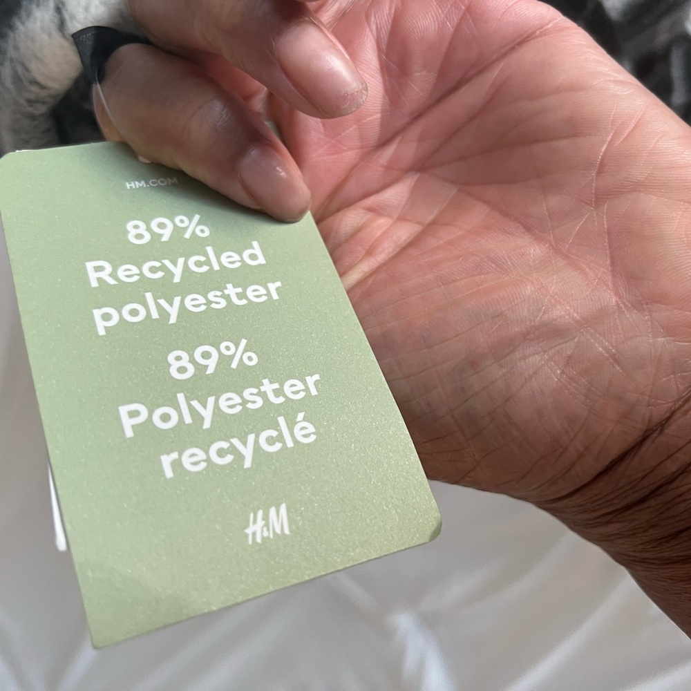 H&M Sleeveless Black And White Plaid Shirt Jacket XXLT - Picture 13 of 14